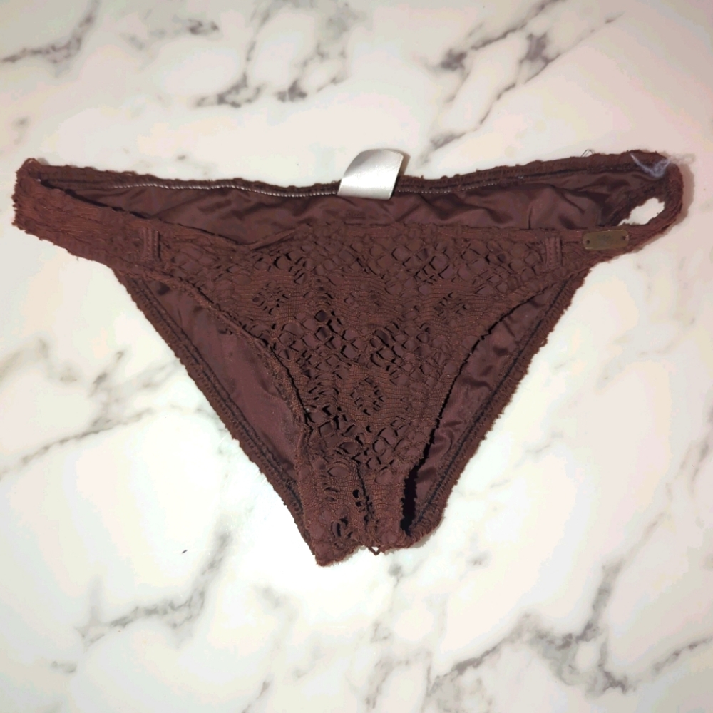 👙S Roxy Brown Bikini Bottom